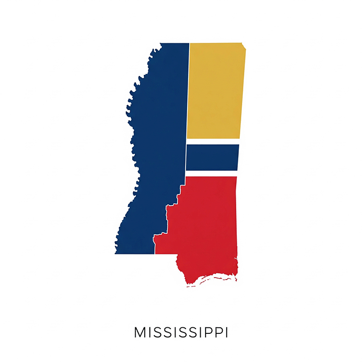 Image of Mississippi State Lines