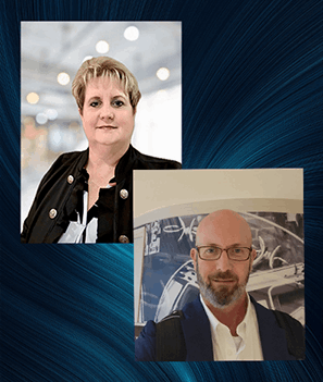 Headshots of siblings Ashley Williams and Will Williams, co-founders of Oasis Medical Solutions, a clinical technology consultant and value-added reseller.